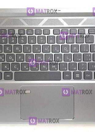 Оригинальная клавиатура для ноутбука acer predator triton 500 se series, black, ukr, серебристо-серая передняя панель, rgb