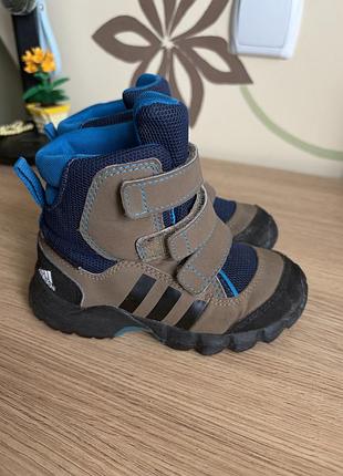 Черевики дитячі adidas синьо-коричневі 25 розмір