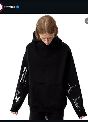 Ttswtrs tehnological singularity hoodie with glowing elements утеплений худі зі світловими елементами 3