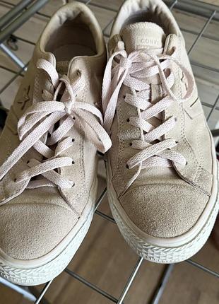 Кеди унісекс converse one star бежеві
