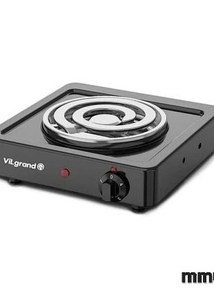 Плита настольная электрическая vilgrand vhp161d black 1000вт