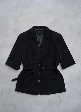 Льняной пиджак жакет mango × zara × massimo dutti