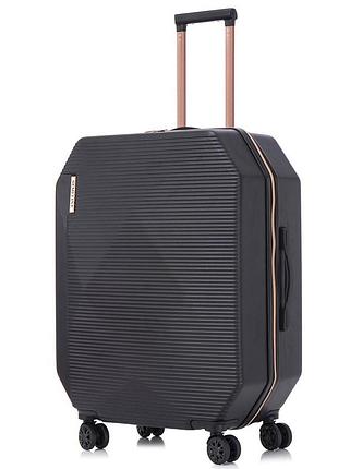 Чемодан semi line 28" (l) черный (t5821-5), для перевозки багажа и личных вещей, для самолета, поезда и автобуса, для ручной клади
