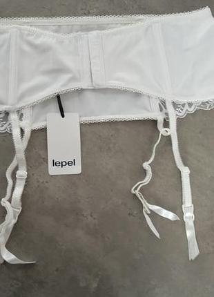 Белый пояс с кружевом lepel 9