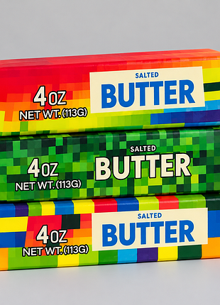 Масло майнкрафт butter minecraft сквіш масло 14 см антистрес minecraft squishy