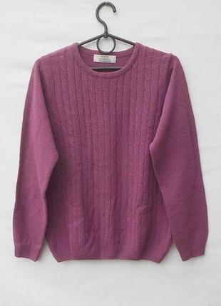 Базовий джемпер светр із візерунком «коси» бренда honor millburn.