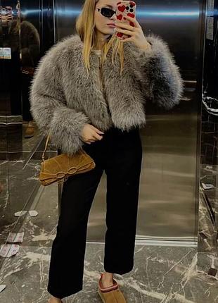 Шуба демі zara