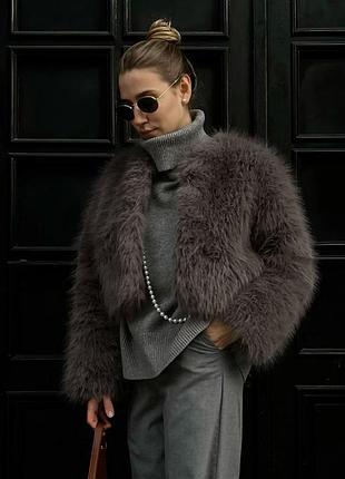 Шуба демі zara 7