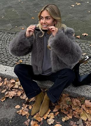 Шуба демі zara 3