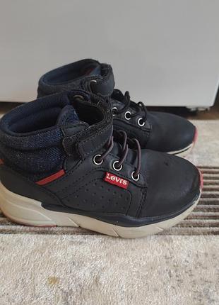 Черевики дитячі levis чорні, розмір 26, довжина устілки 17 см