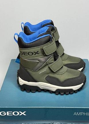 Детские зимние ботинки geox himalaya, сапоги 25,26 р мальчишку