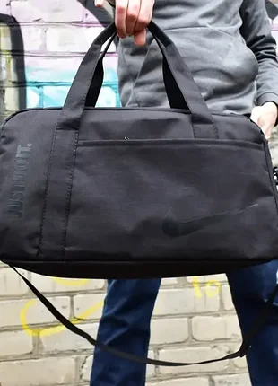 Сумка чемодан nike черная спортивная дорожная найк мужская женская 4