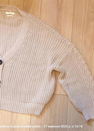 Кофта бежева reserved oversize 3