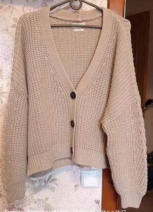 Кофта бежева reserved oversize 2