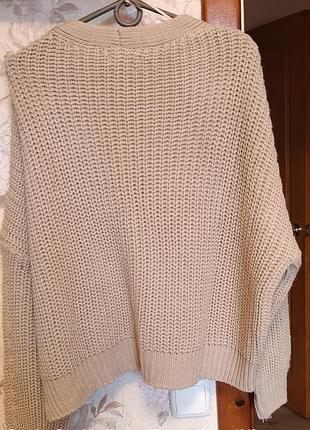 Кофта бежева reserved oversize 5