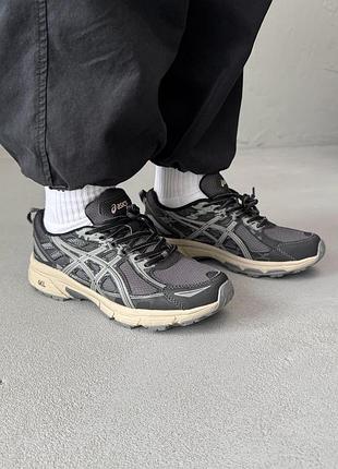Мужские кроссовки asics gel-venture 6 black/grey