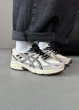 😍 женские кроссовки asics gel-venture 6 brown/grey/beige