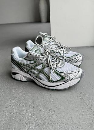 😍 жіночі кросівки asics gt-2160 white/silver/green