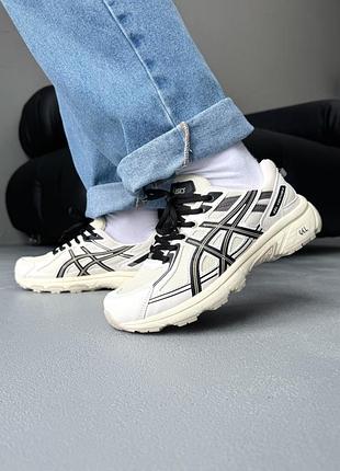 😍 женские кроссовки asics gel-venture 6 beige/black