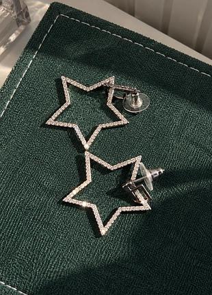 Сережки для жінок, сріблясті