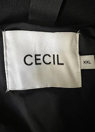 Куртка жіноча cecil бомбер стьобана синя 3