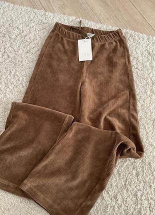 Брюки вільвети zara