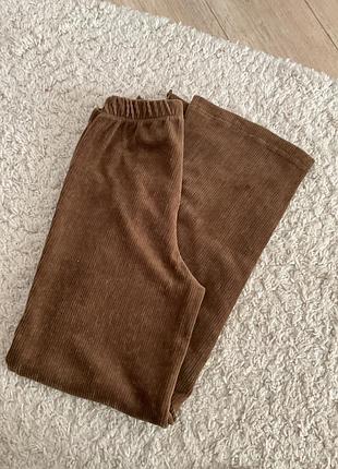 Брюки вільвети zara 2