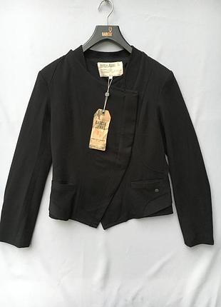 Піджак жіночий garcia jeans з асеметричною застібкою короткий чорний л-ка l