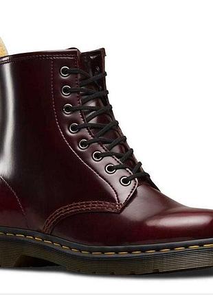 Черевики жіночі dr. martens vegan 1460 бордові