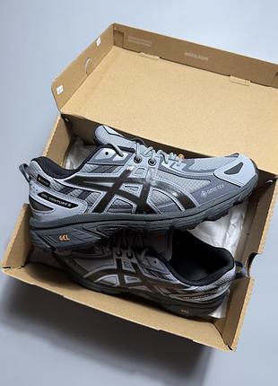 Кросівки чоловічі asics gel-venture 6 gore-tex сірі