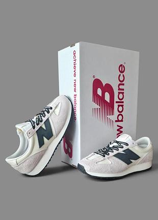 Женские ~ подростковые осенние кроссовки из натуральной замши new balance 471 white / grey / black + 2 пары шнуровок (36р/37р/38р/39р/40р/41р)