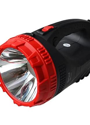 Фонарь-прожектор аккумуляторный wimpex wx-2827 ручной светодиодный 5w + 9 led top shop ua_