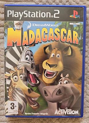 Madagascar, ліцензія, france, б/у, ps2 playstation 2