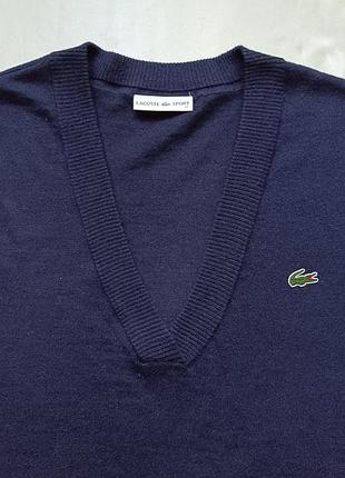 Темно-синий пуловер lacoste 9