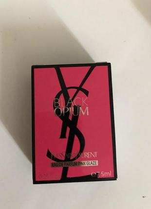 Миниатюра парфюмированная вода 7.5мл yves saint laurent black opium pink glaze eau de parfum