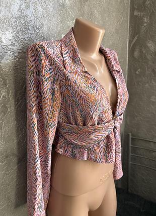 Вкорочена блуза zara 2