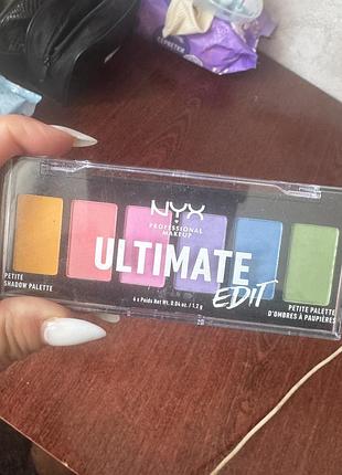 Тіні для повік nyx ultimate edit petite palette