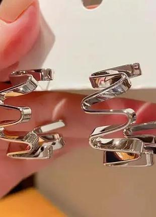Сережки фігурні stainless steel медична сталь