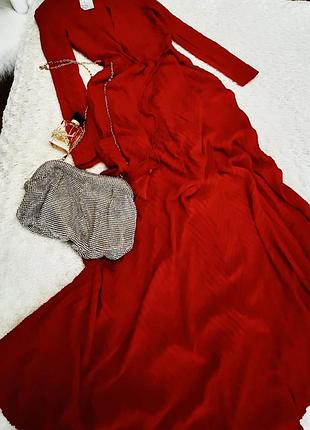 Вечірня сукня жіноча h&m максі червона