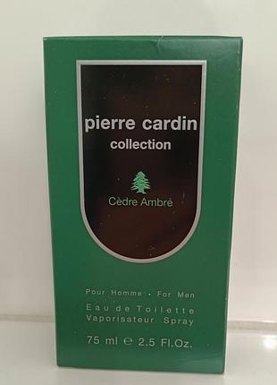 Туалетна вода pierre cardin cedré ambré для чоловіків 75 мл