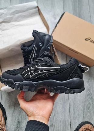 Кросівки чоловічі asics gel-pickax black нубук+текстиль