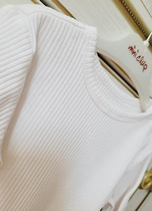 Боді для дівчаток primark білий в рубчик 6