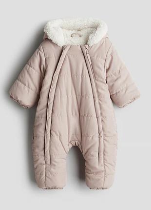 Комбінезон для малюка ніжно-рожевий h&m