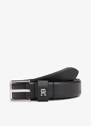 Ремінь tommy hilfiger чорний шкіряний