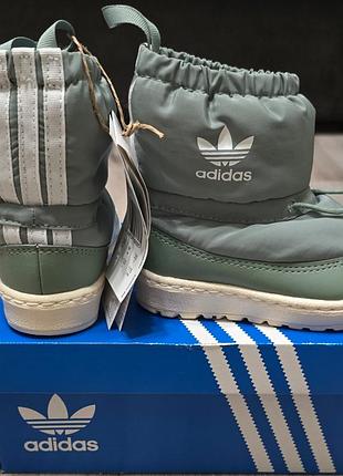 🧸детские зимние сапоги-снегоходы adidas superstar 360 boot