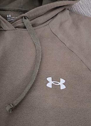 Мужское оливковое худи under armour
