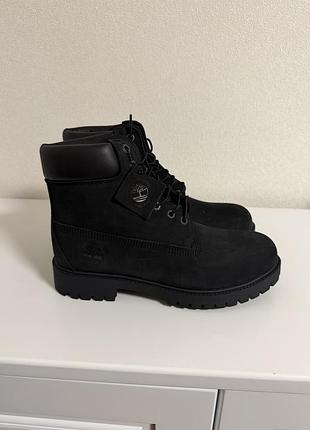 Ботинки timberland 6-inch premium boot black 43(27.5cm) new