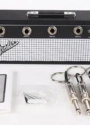 Органайзер для ключів fender jack rack 4 штекери-брелоки якісна настінна ключниця для дому та офісу оригінал