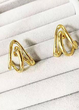 Сережки з медичної сталі stainless steel