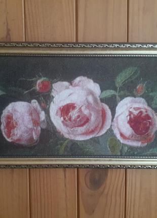 Вишита картина "троянди" 3